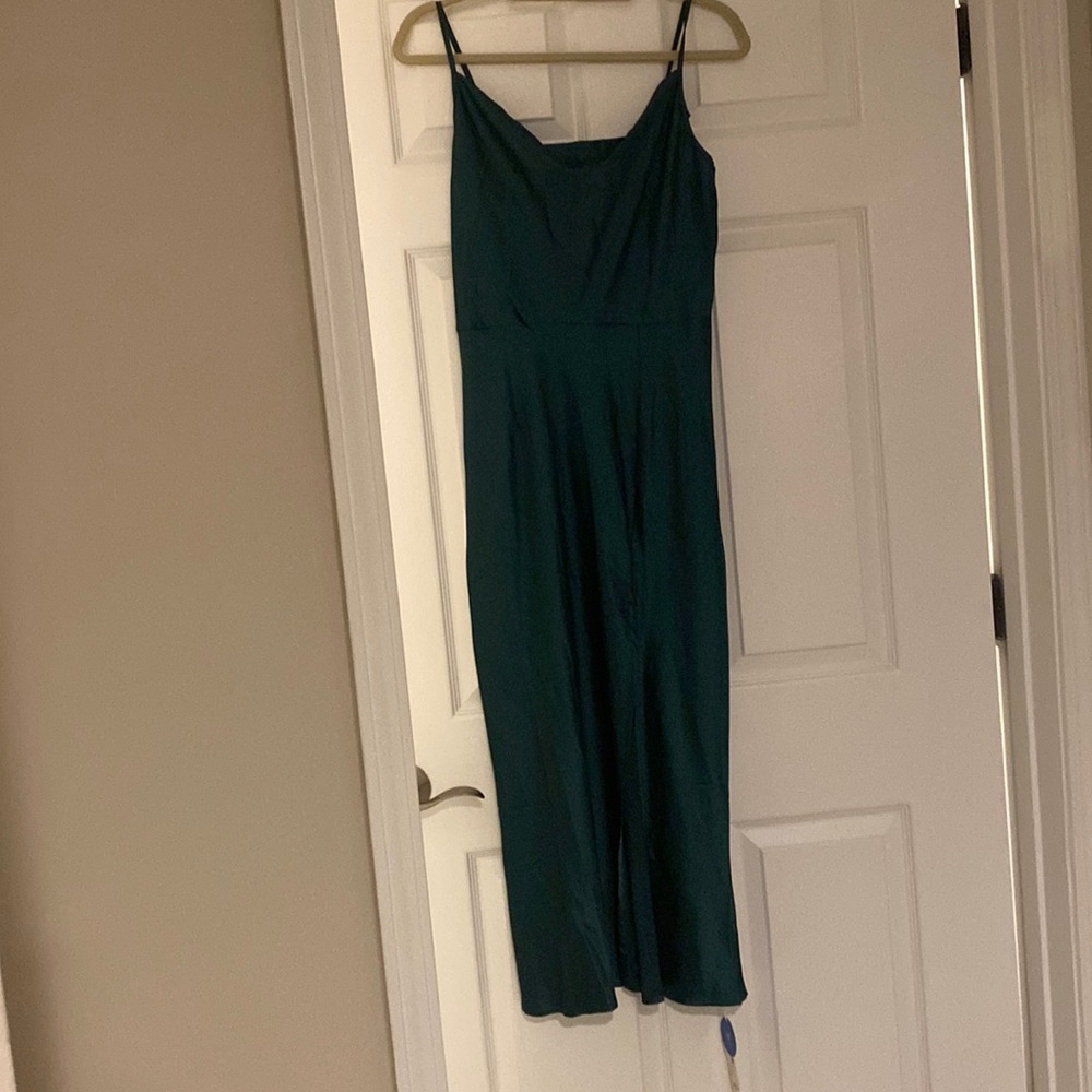 Cupshe Holidaze Satin Cowl Neck Midi Dress